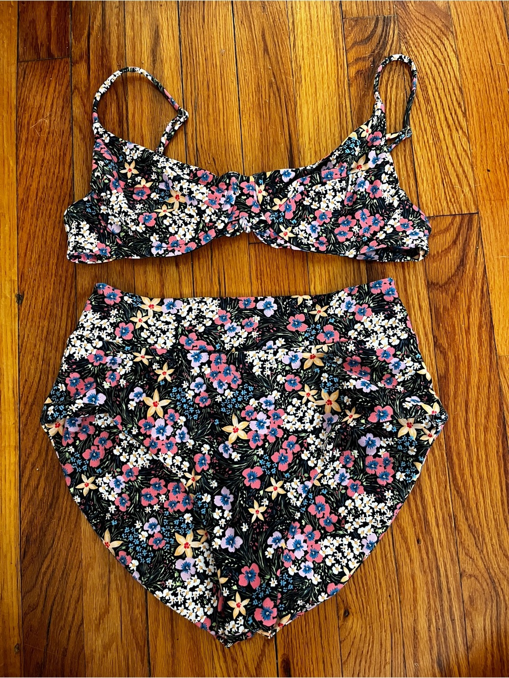 Skatie Idyllwild Floral Bikini | Size S Top, M Bottom